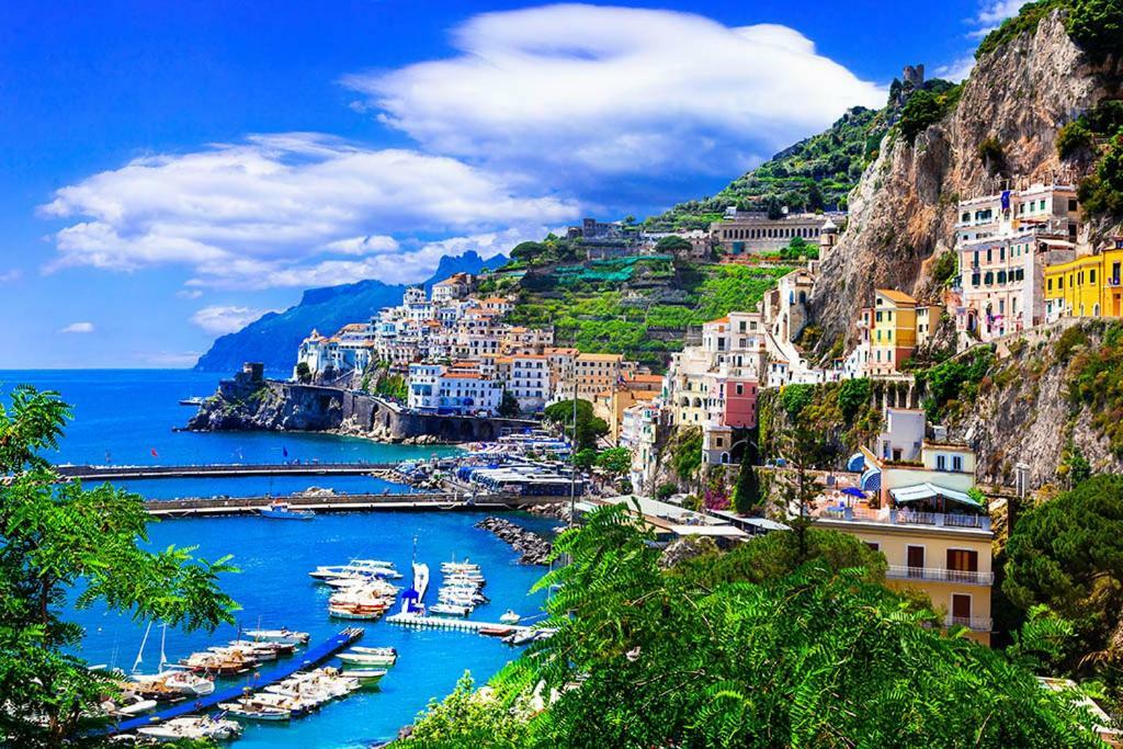 Coastal Cliff, Amalfi Lejlighed Pianillo Eksteriør billede